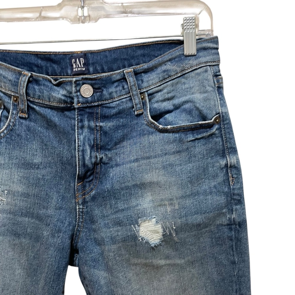 Gap Best Girlfriend Jeans Patchwork Distressed An… - image 6